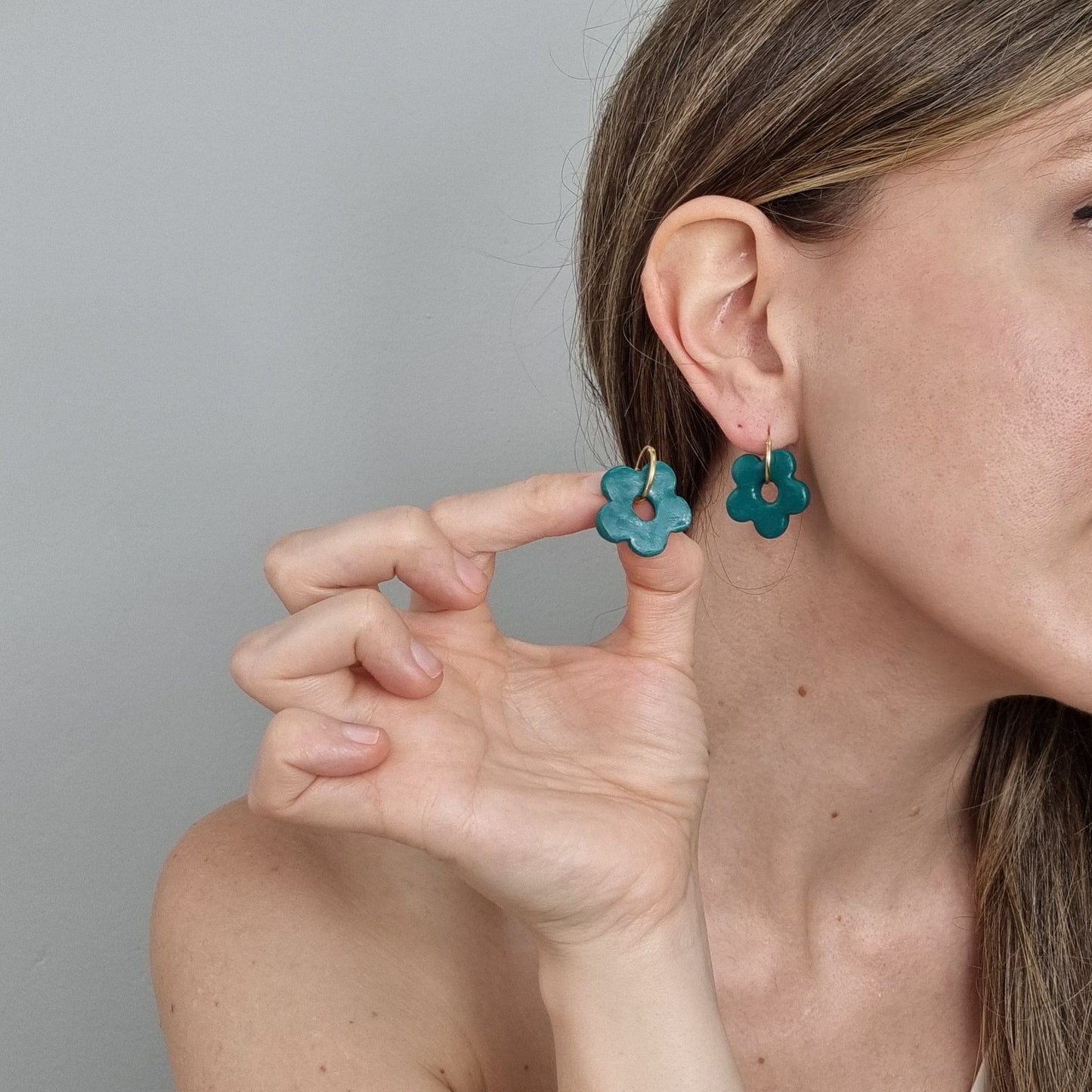 Aros violeta verde