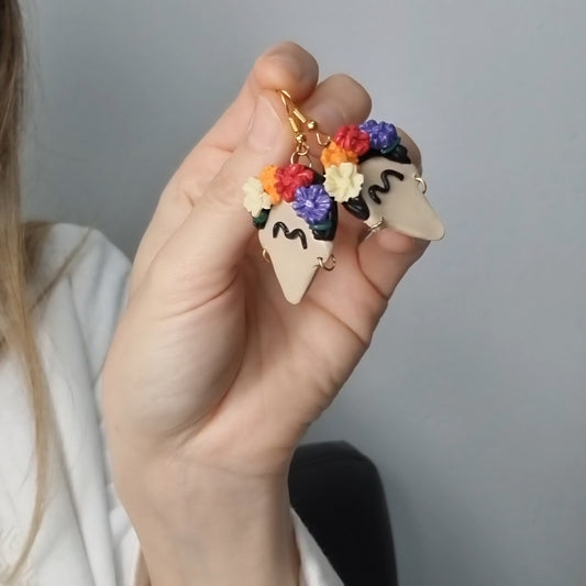 Pendientes Frida Kahlo