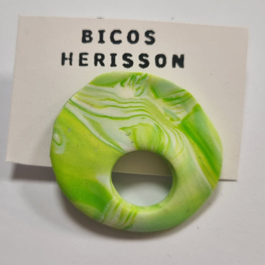 Broche cuelga gafas estampado