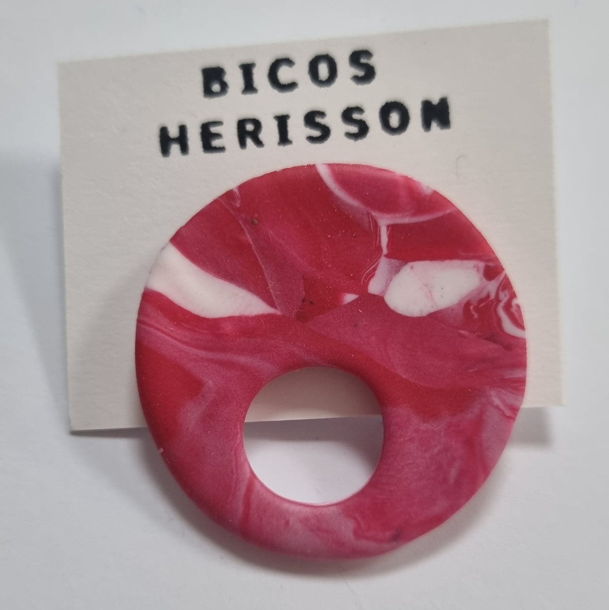 Broche cuelga gafas estampado