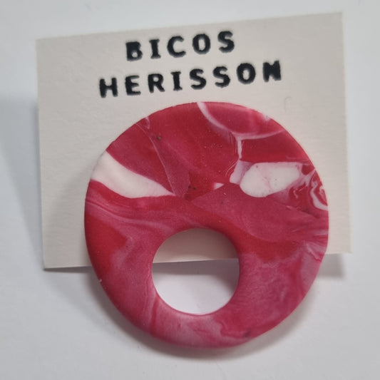 Broche cuelga gafas estampado