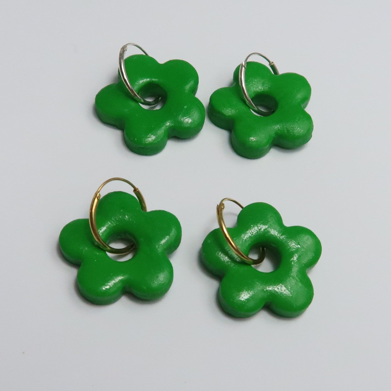 Aros violeta verde