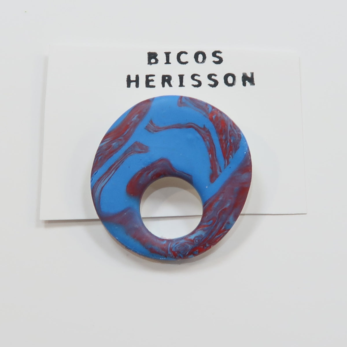 Broche cuelga gafas estampado