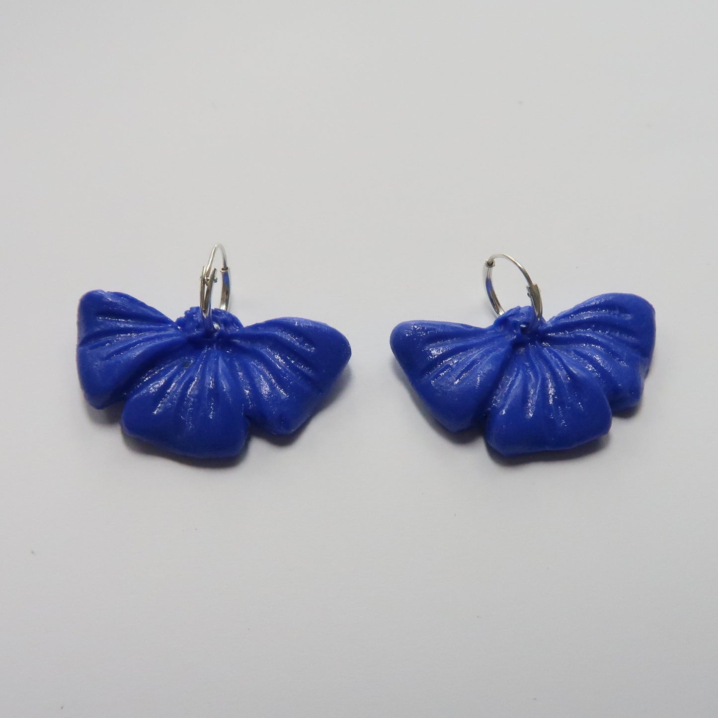 Pendientes flor azul