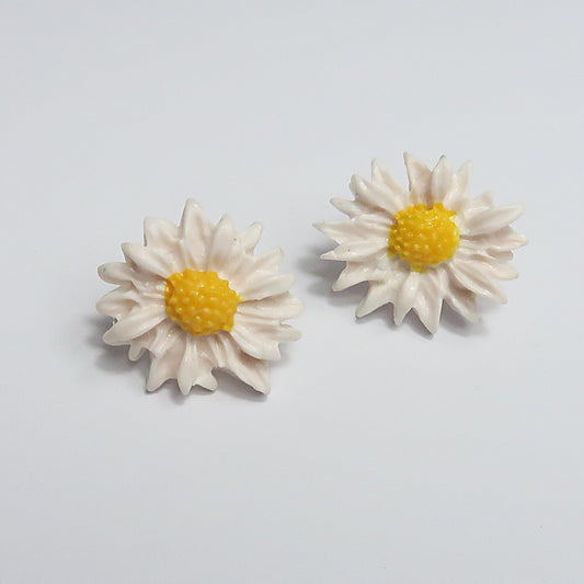 Pendiente gazania blanca