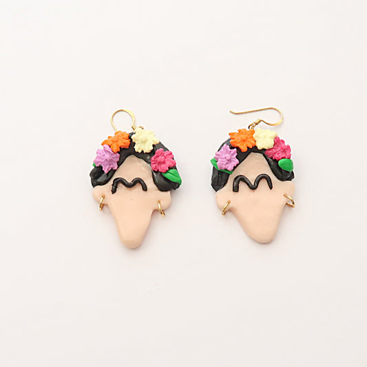 Pendientes Frida Kahlo