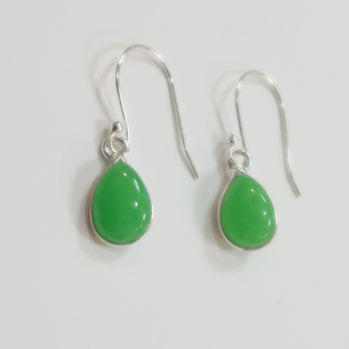 Pendientes jade verde