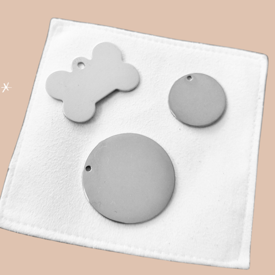 Placa para mascota - redonda 20 mm