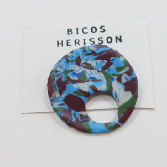 Broche cuelga gafas estampado