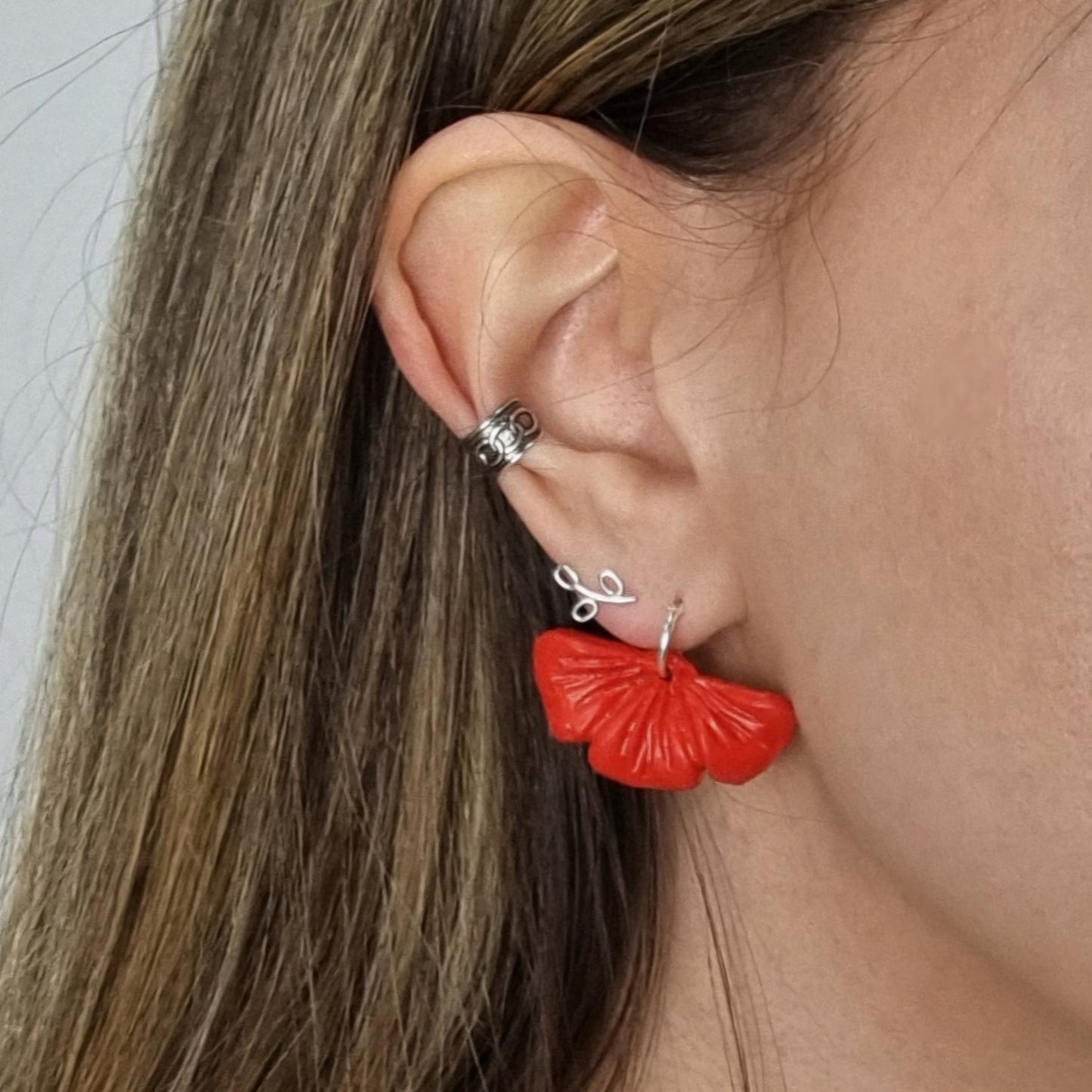 Pendientes hojas