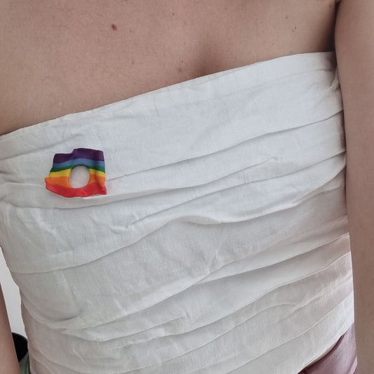 Broche cuelga Happy Pride