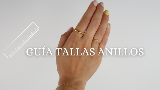 Guía tallas anillos