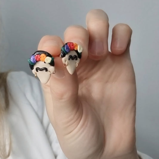 Pendientes Frida Kahlo