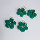 Aros flor verde