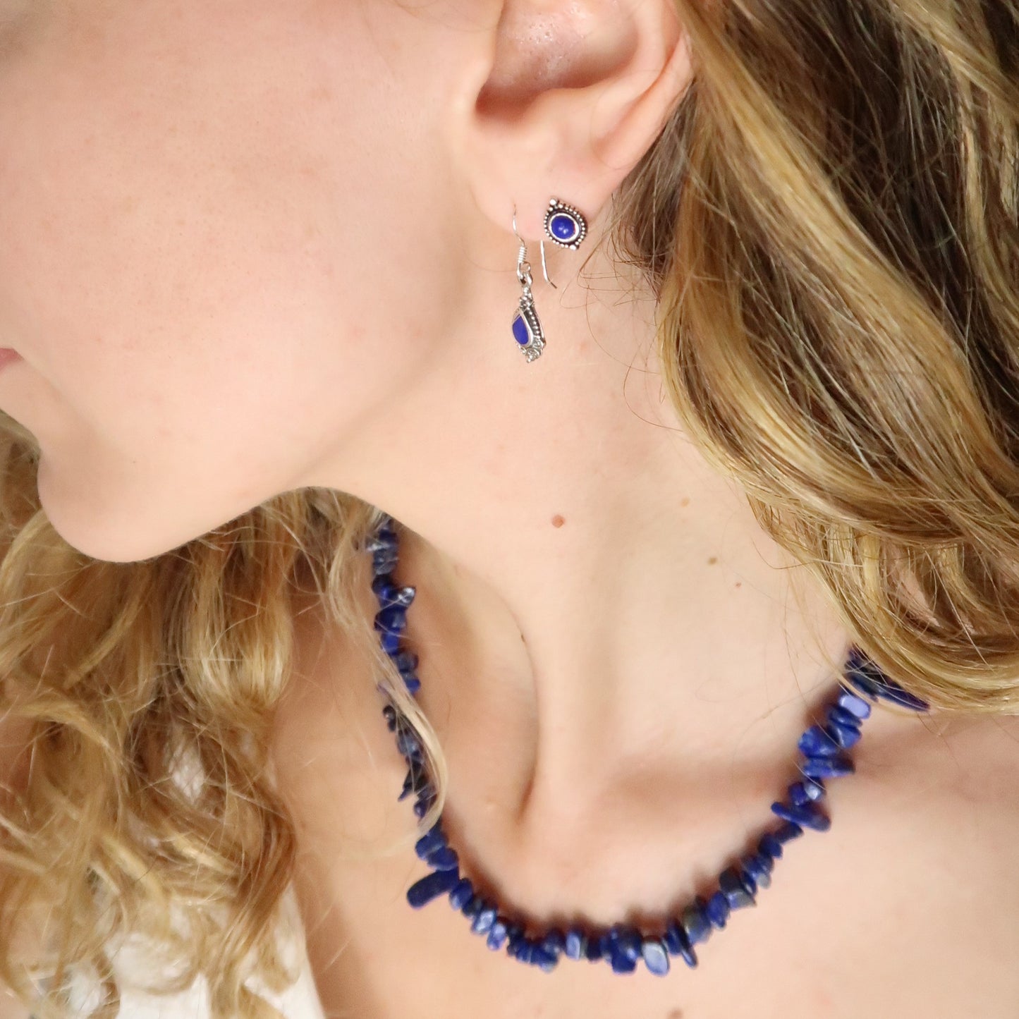 Pendientes lapislazuli