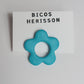 Broche cuelga gafas flor