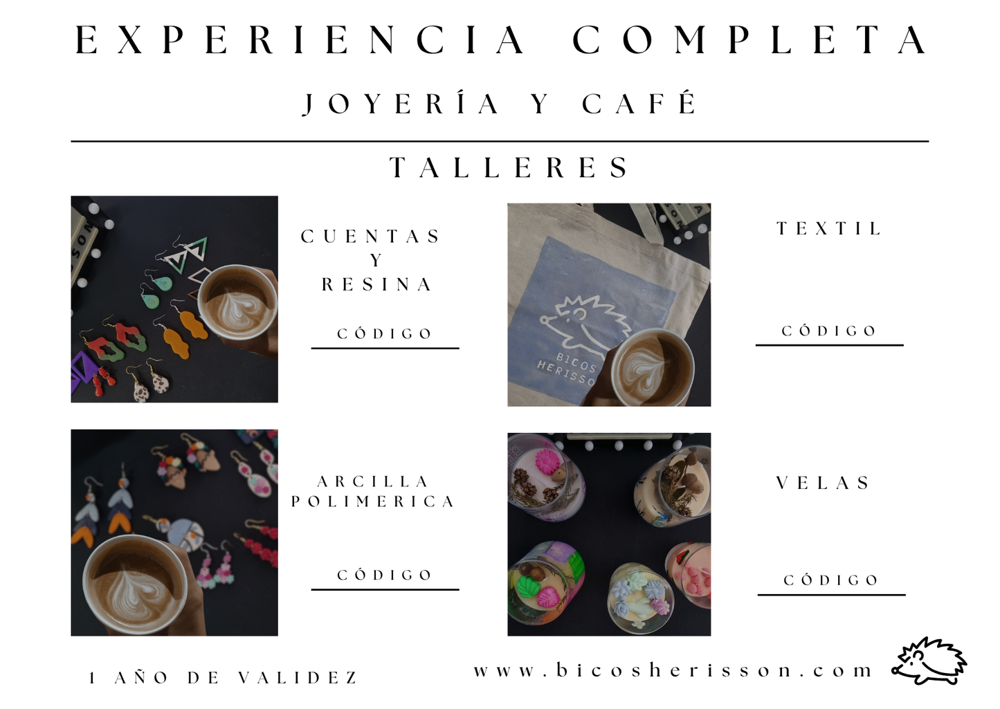 Experiencia completa joyería y café