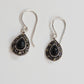 Pendientes gota onix