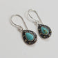 Pendientes gota turquesa