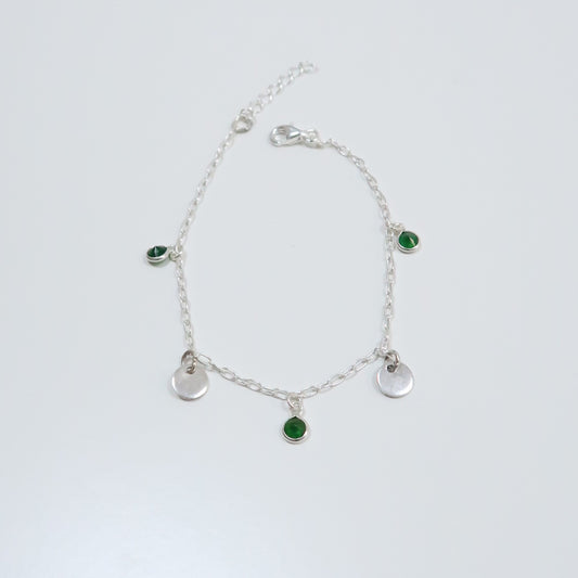 Pulsera tesoro verde