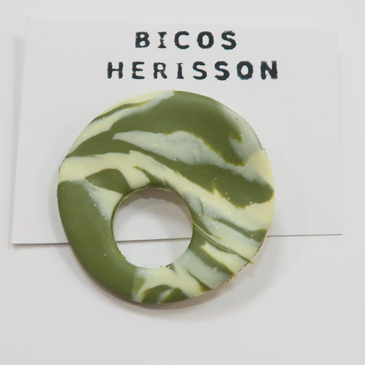 Broche cuelga gafas estampado