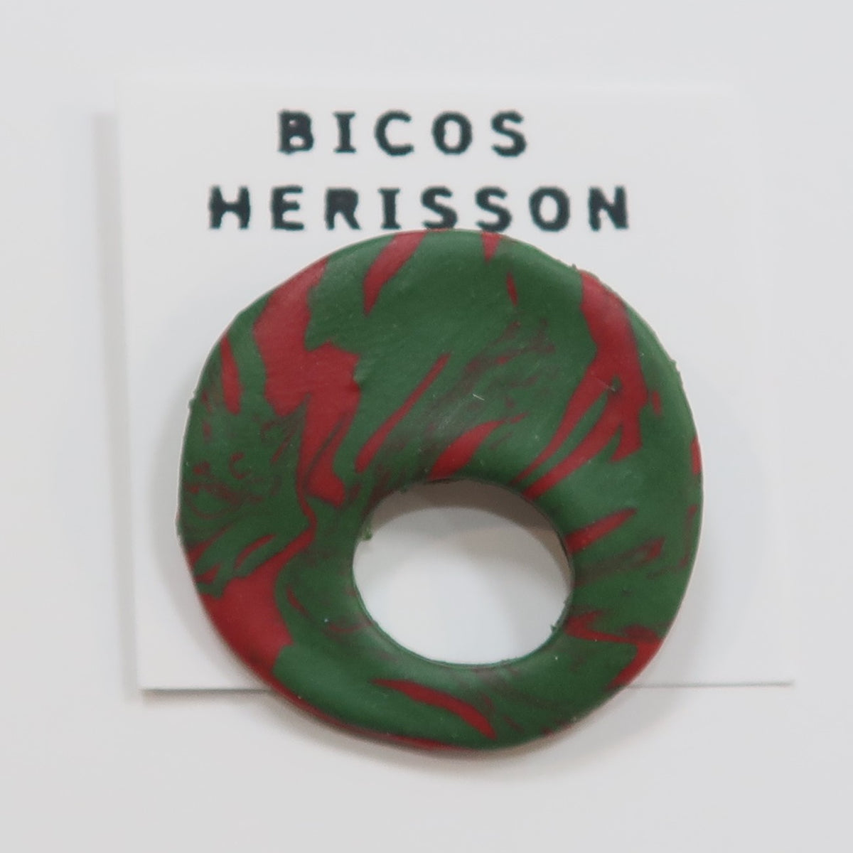 Broche cuelga gafas estampado