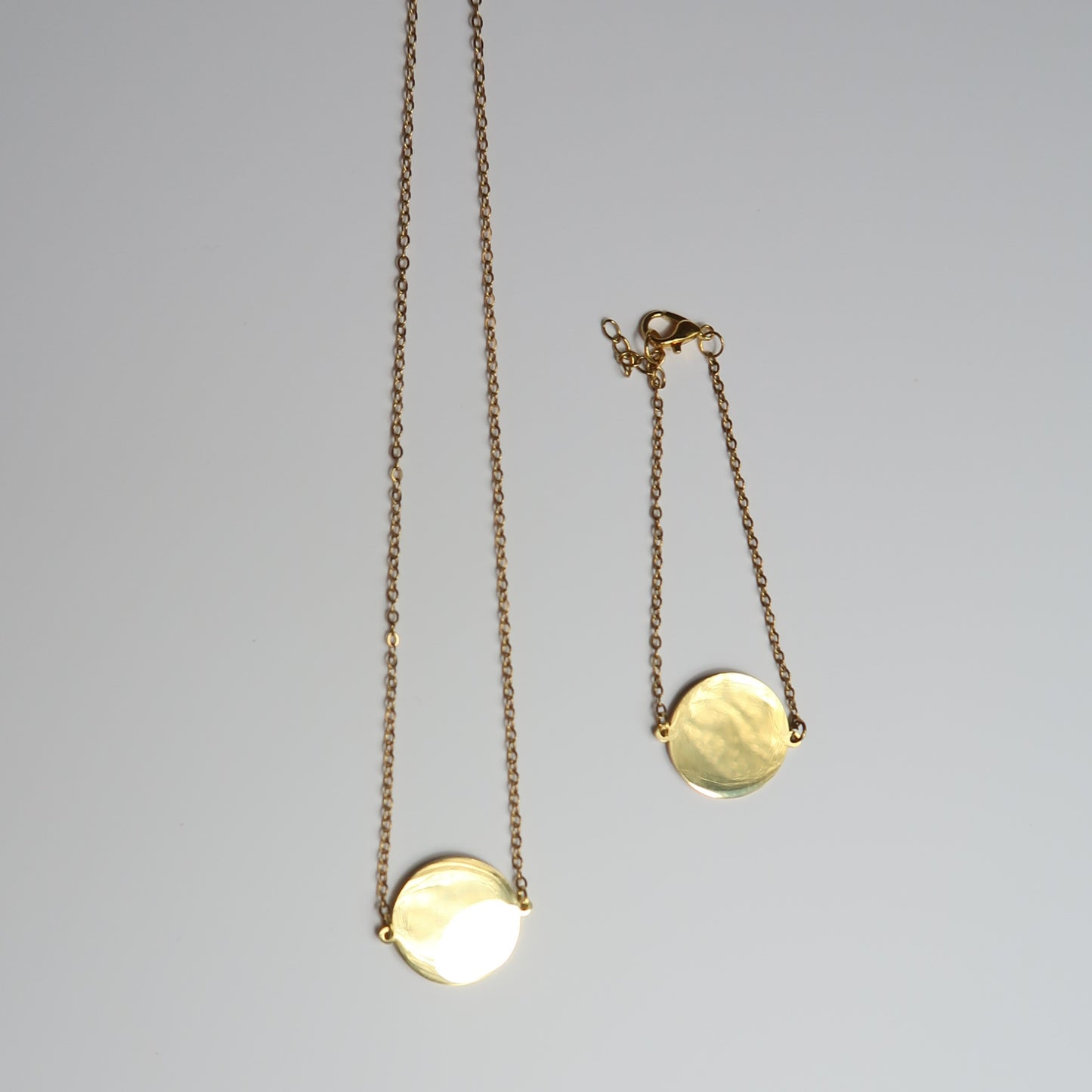 Pulsera con placa acero 20 mm dorado