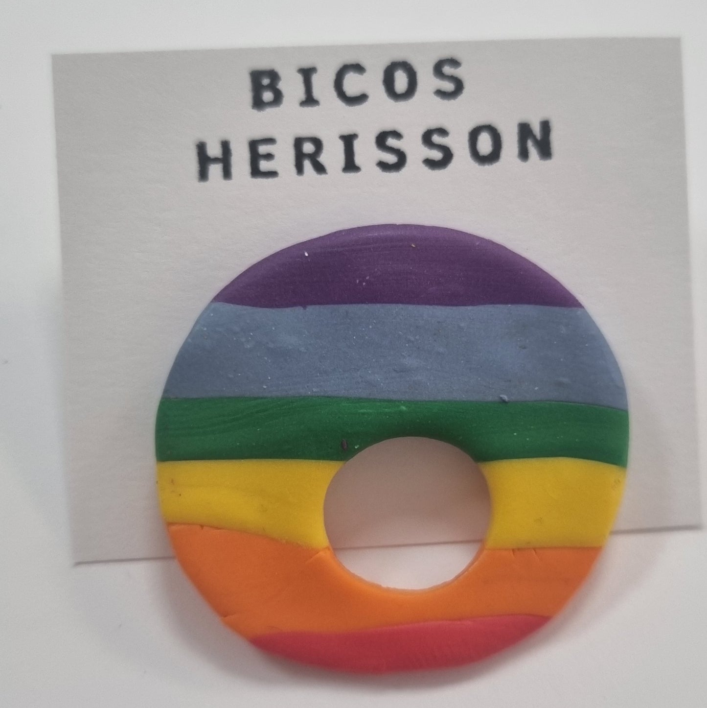 Broche cuelga Happy Pride