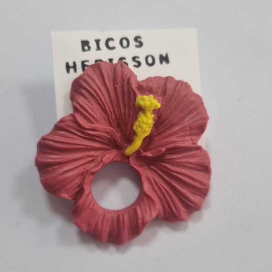 Broche cuelga gafas jazmín vino