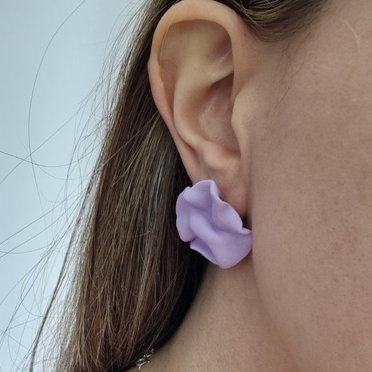 Pendiente geométrico lila