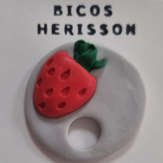 Broche cuelga gafas fresa