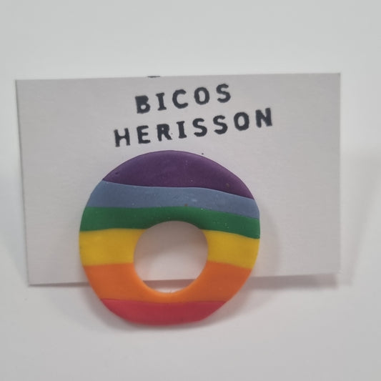 Broche cuelga Happy Pride