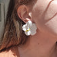 Pendientes jazmín blanco