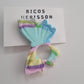 Broche cuelga gafas mariposa
