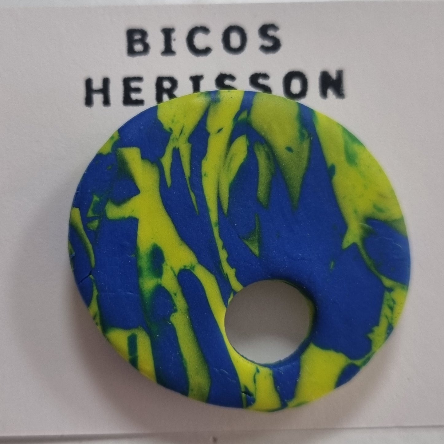Broche cuelga gafas estampado