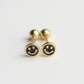 Pendientes smile negro