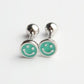 Pendientes smile verde